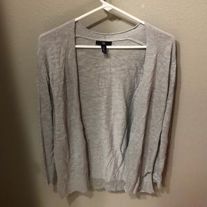 GAP gray cardigan